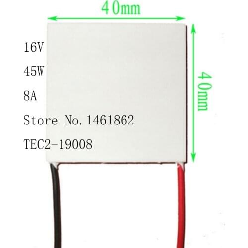 TEC2-19008 8A 16V 45W 40*40MM Large temperature difference multilevel refrigeration piece Electronic Components
