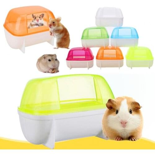 Hamster Bathroom Dustproof Hamster Bed Practical Comfortable Small Squirrel Washroom Pet Small Animals Accessories