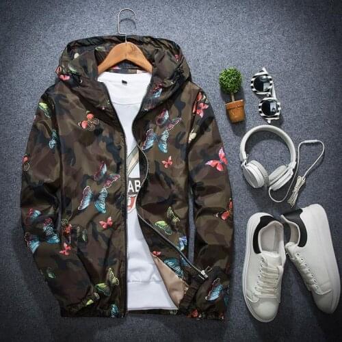 UNIVOS KUNI Mens Camouflage Hoodies