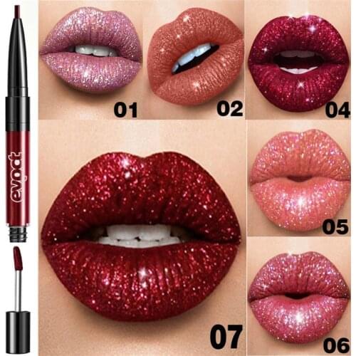 Waterproof Portable Lipstick Matte Lip Liner Lasting Multifunct Lipliner Professional Makeup Tools Easy To Wear Lip Cosmetics
