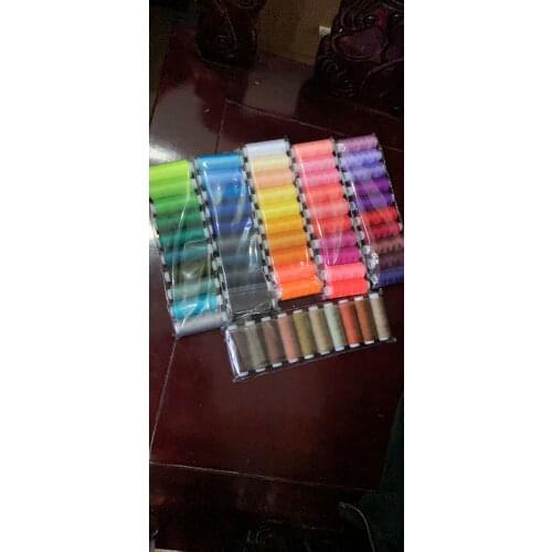 10Pcs Polyester Sewing Accessories Durable Sewing Thread Multicolor Embroidery Supplies Handmade Sewing Craft Tool