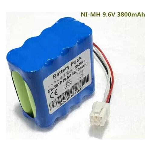 9.6V 3800Mah Ni-mh Rechargeable Battery Pack For Nihon Kohden SB-201P PVM-2701 PVM-2703 PVM-2700 X076 Monitor