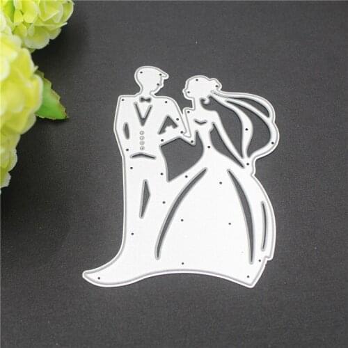 Husband And Wife Scrapbook Album Greeting Cards Cutting Metal Dies DIY Handbook Handicraft Paper Art Decoration Embossing Moulds