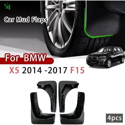 Mudflap For BMW X5 2014 2015 2016 2017 F15 3rd Gen Fender Mud Guard Flap Splash Flaps Mudguards Accessories