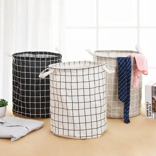 Household Foldable Waterproof Dirty Clothes Basket Dirty Laundry Basket Bathroom Clothes Storage Basket Dirty Clothes Hamper