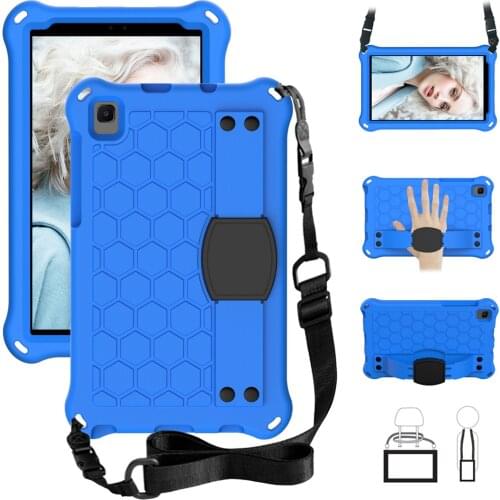Case For Samsung Galaxy Tab A7 Lite 8.7 2021 SM-T220 SM-T225 Kids safe EVA Hand held Shockproof tablet Cover+film+pen