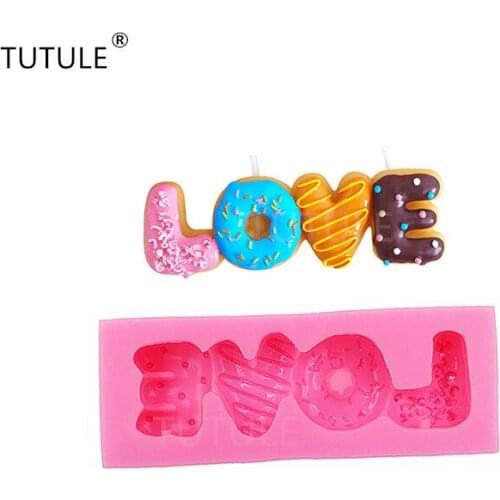 Gadgets Cookie Biscuit Mold LOVE Silicone Mold Decoden Mold Kawaii Miniature Sweets Polymer Clay Food Mold