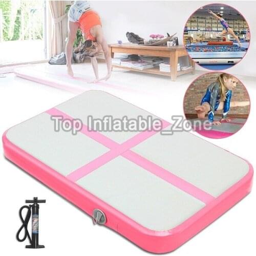 Best Selling Inflatable Air Block For Gymnastics Mini Size 1*0.6*0.1m Tumbling Track Mats Free Shipping Air Floor Home Use