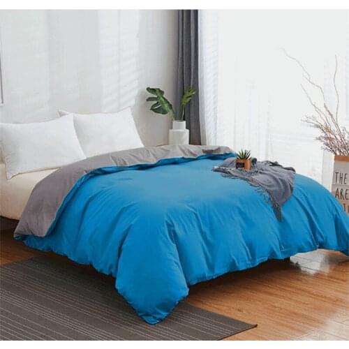 LAGMTA 1 piece 100% cotton reactive dyed high-quality natural fabric double-sided dual-use zipper duvet cover can be customized