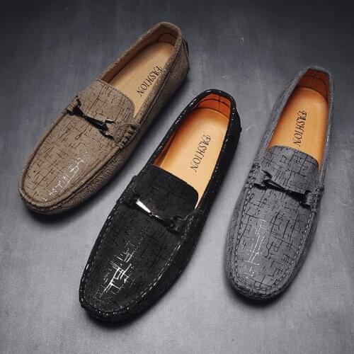 Casual Men Leather Shoes Boat Mans shoe Loafers Mocassin Mens loafer Man Moccasins Hot Sale Driving Flats