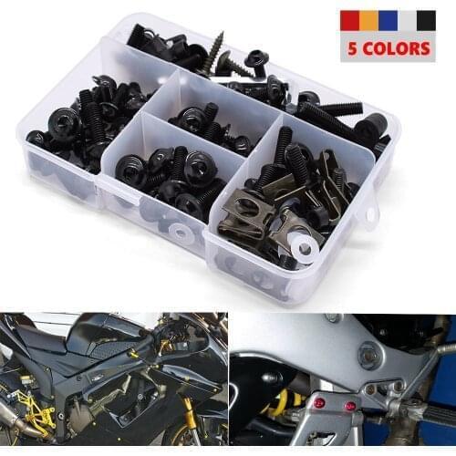 Motorcycle Full Fairing Bolts Kit Screws Fastener Clips Screw Nuts For Ducati 400 620 695 696 796 821 797 900 MONSTER SS900