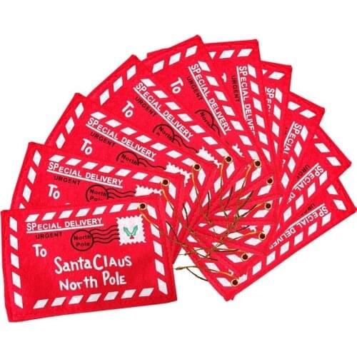 Christmas Party Supplies Christmas Tree Dress Up Pendant Non-woven Envelope Can Hold Candy Card Bag