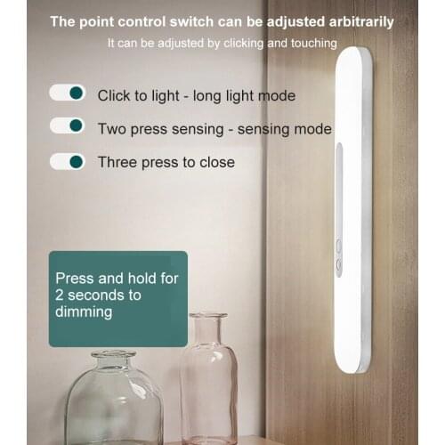 18cm/30cm Motion Sensor Night Lamp Bedroom Decor Night Lights Childrens Gift USB Charging Bedroom Decoration Led Night Light