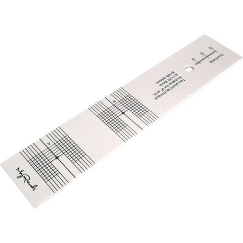Pickup Calibration Distance Gauge Protractor Record LP Vinyl Turntable Phonograph Phono Cartridge Stylus Alignment