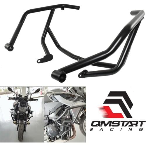 QMSTART Racing Upper Engine Guard Crash Bar Tank Bumper Fairing Protector For BMW F900R F900XR F900 F 900 R XR 2019 2020 2021