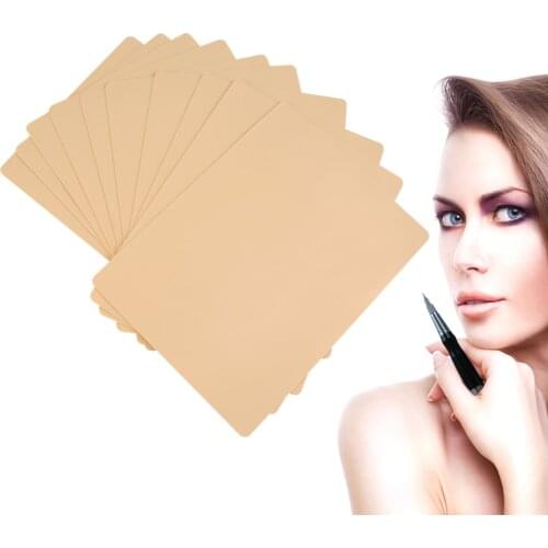 10 pcs/5pcs Permanent Makeup Eyebrow Lips 20 x 15cm Blank Tattoo Practice Skin Sheet for Needle Machine Supply Kit