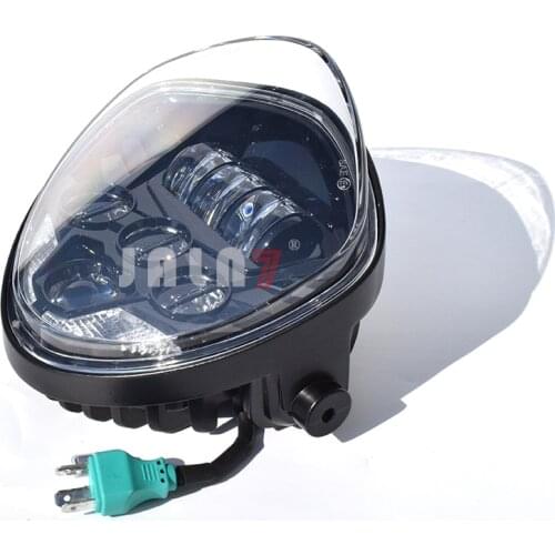 Universal Motorcycle Led Headlamp H4 Headlight High Low Beam Bulb DRL For Harley-Honda-Yamaha-Kawasaki-Suzuki With Bracket