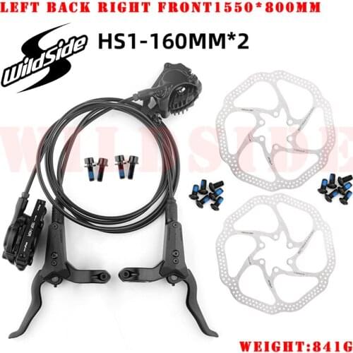 WILDSIDE Bike brake M8000 800mm/1550mm Front/Rear Brakes Mountain Bicycle Brake with 160mmHS1/G3 rotor bike parts