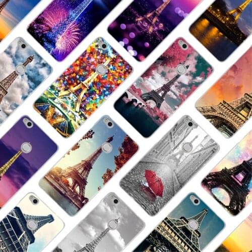 MLLSE Amazing paris france eiffel tower Hard Case Cover for Huawei NOVA 3 3i 4 Honor V20 8X 8A 7A Pro 7X 7C 7S 8 9 10 Lite Play