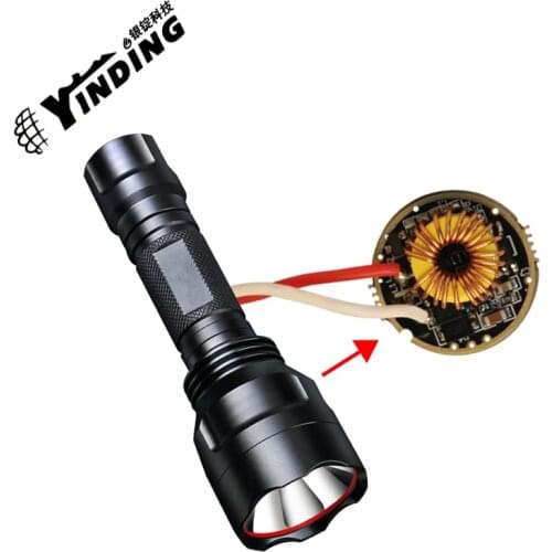 1pcs Flashlight Driver 5 modes 22MM 3-8.4V Circuit Board for T6 U2 DIY parts Torch accessories QD-14