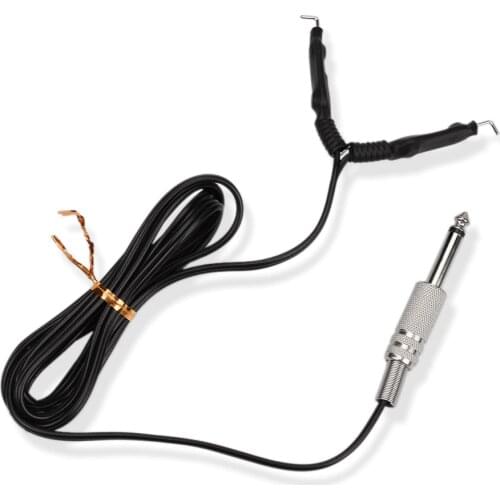 1Pc Tattoo Accessories Clip Cord Tatoo Machine Cables Hook Line Silicone For professional Tattoo Power Supply Clipcord Supply