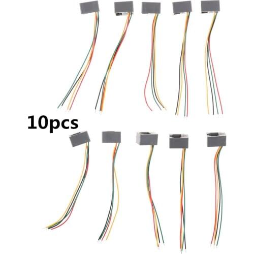 10 Pcs/lot 4 Wires 8cm 616E 4P4C RJ11 Female Telephone Connector Adapter