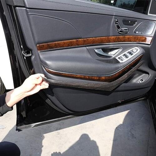 For Mercedes Benz W222 S Class S320 2014-2017 Car ABS Interior Door Decoration Strips Trim 4pcs