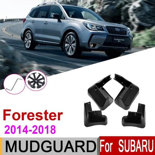 Car Mudguards For Subaru Forester SJ 2018~2014 Fender Mud Flaps Guard Splash Flap Mudplap Accessories 2017 2016 2015