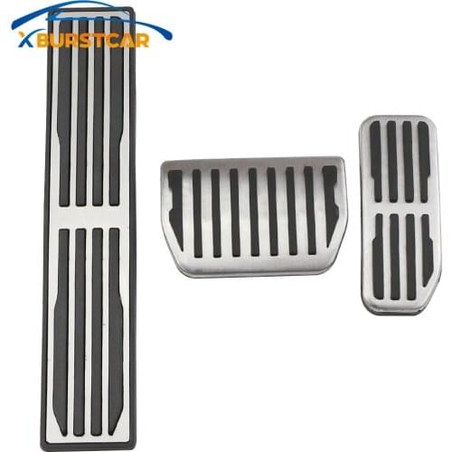 Stainless Steel Car Pedals Fit for Jaguar XE XF F-Pace F Pace 2015 2016 2017 2018 Gas Brake Foot Pedal Rest Pedales Pad