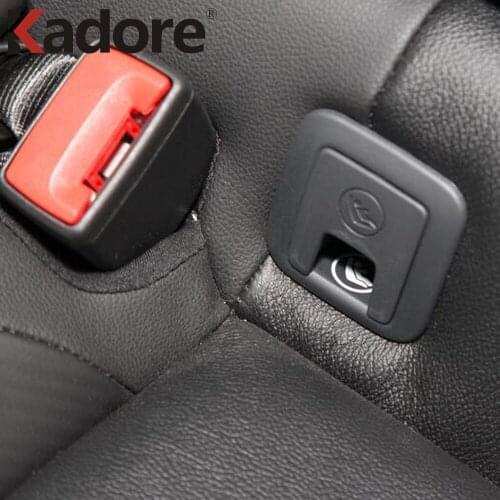 For VW For Volkswagen T-Roc TROC 2017 2018 2019 Stainless Steel Car Interior Rear Seat Adjust Switch Handle Cover Trim Stickers