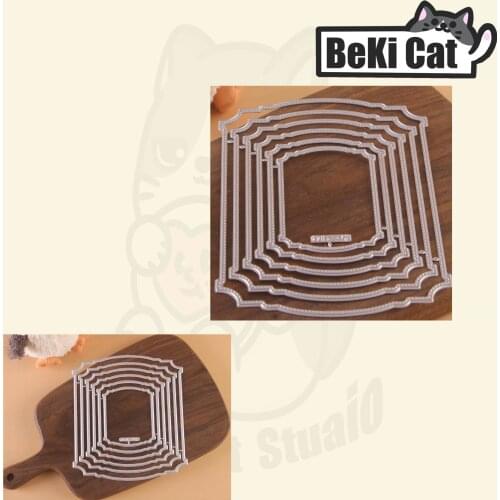 Cutting die Elegant Nesting Set Metal Cutting Dies Stencils for DIY Scrapbooking photo album Decorative DIY Paper Cards