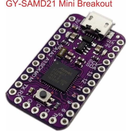 GY-SAMD21 SAMD21 Mini Breakout Sensor Module Pro Mini-sized for Arduino IDE Atmel ATSAMD21G18,32-bit ARM Cortex-M0 FZ3482