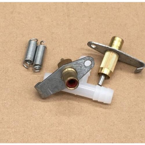 20pcs Copper Material Rabbit Nipple Drinker With Iron Holder And Three-Way And Spring Water Automatic Nipple Drinkers Mink