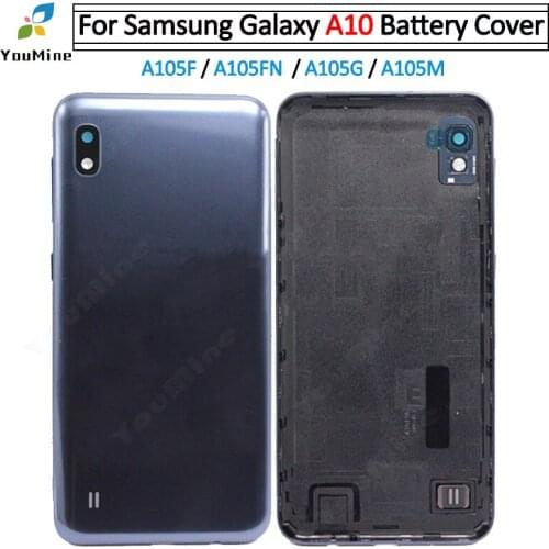 For Samsung Galaxy A10 Battery Cover Glass Housing Door Rear Case Replacement for Samsung A10 A105G A105F A105N/M Back Housing