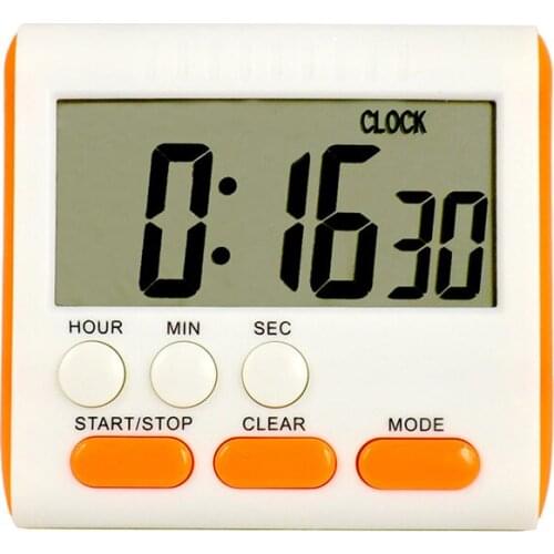 Kitchen Electronic Countdown Cooking Timer Home LCD Large Display Digital Reminder Count Up/Down Clock Loud Alarm
