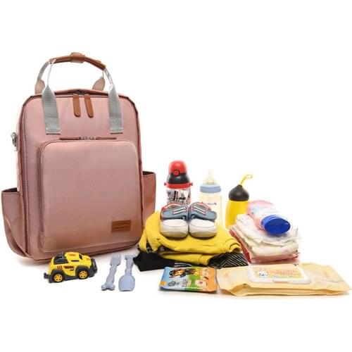 Multi-function large capacity diaper maternal and child package portable mobile fashion mom bag