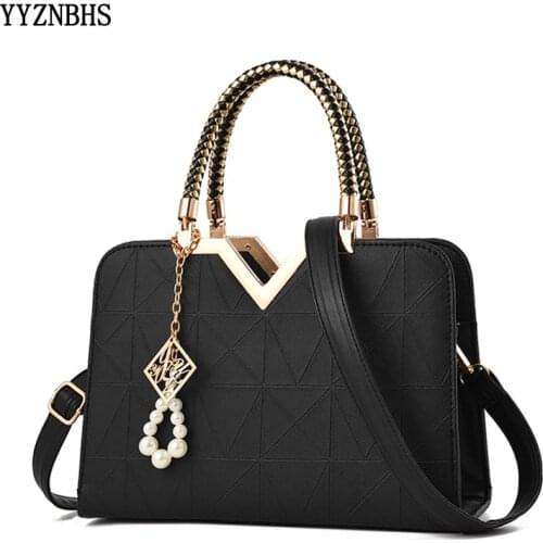 Fashion Luxury Women Handbag PU Leather Shoulder Bag Ladies Large Capacity Crossbody Hand Bags For Women 2020 V Bags Sac A Main