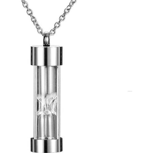 Time Memory Hourglass Glass Cremation Jewelry Urn Necklace for Ashes Urn Jewelry Cremation Jewelry Keepsake Memorial