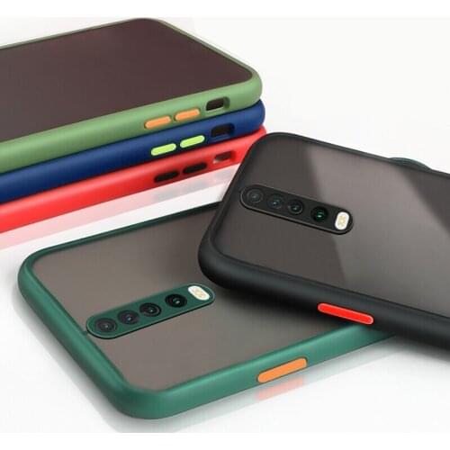 Shockproof Armor Matte Case For Xiaomi Redmi K30 Soft Hard PC Cover For Xiaomi Redmi K30 Pro Luxury Silicone Coque