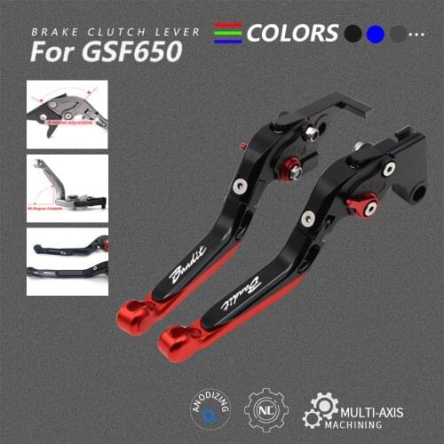 GSF650/1200/1250 Bandit Brake Clutch Lever For Suzuki CNC Aluminum Alloy Adjustable Folding Extendable Motorcycle Accessories