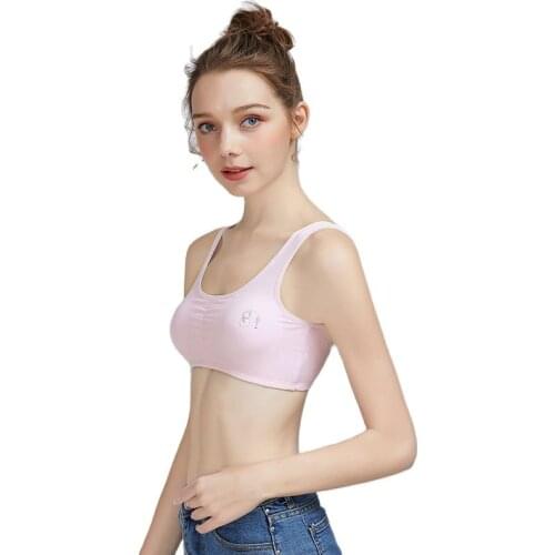 10-18Year Girls Training Bra Wireless Thin Cup Bra Fashion Comfortable Teenage Underwear Cartoon underwear