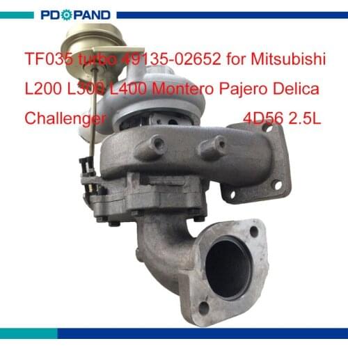 Turbo kit TF035 turbocharger compressor 49135-02652 4913502652for Mitsubishi L200 L300 L400 Montero Pajero Delica Challenger 2.5