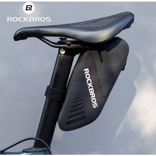 ROCKBROS Cycling Saddle Bag Waterproof Rainproof Cycling Bike Tail Rear Seat Bag MTB Road Mountain Bicycle Bag Accessories