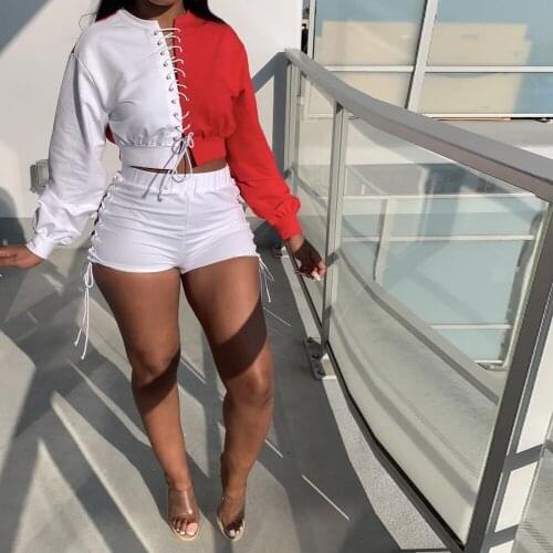 Womens Nightclub Fashion Sexy Cardigan Loose Bandage Temperament Commuter Long Sleeve + Pants Set