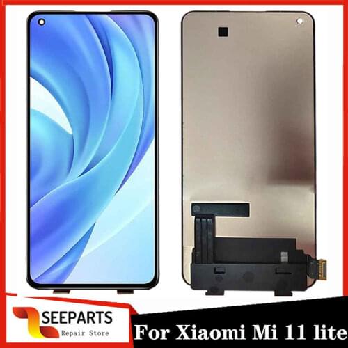 For Xiaomi Mi 11 lite LCD Display Touch Panel Assembly Digitizer for Mi11 Lite LCD M2101K9AG lcd For Xiaomi mi 11 lite Display