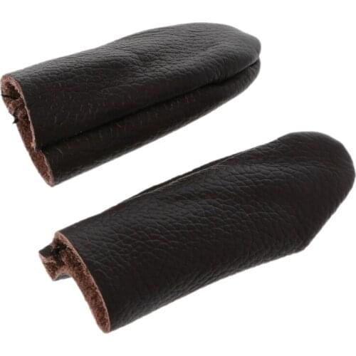 1 Pair Needle Felting Faux Leather Protectors Finger Tools For Hand Craft E56C