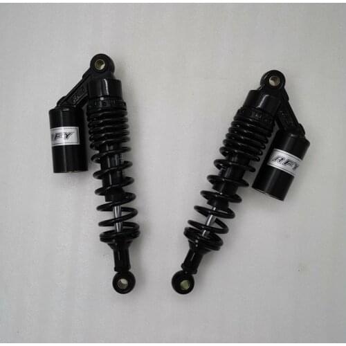8MM SPRING 300MM/305MM NITROGEN MOTORCYCLE SHOCK ABSORBERS FOR HYOSUNG GV650 GV700 YAMAHA XV250 XV1000 VIRAGO BLACK