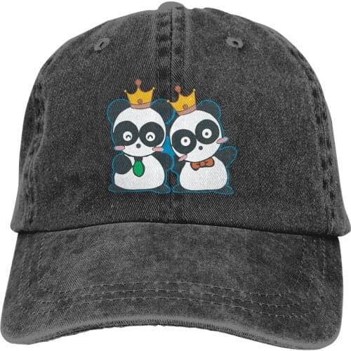 Panda Baseball Cap cowboy hat Peaked cap Cowboy Bebop Hats Men and women hats