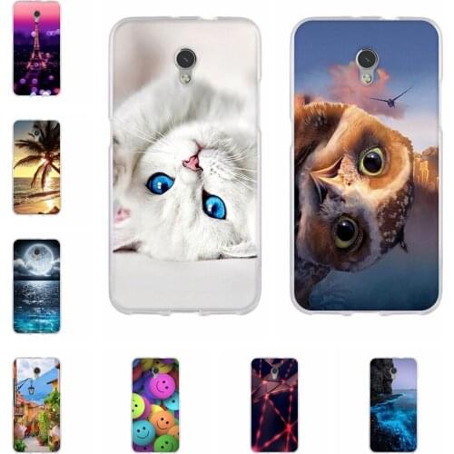 For ZTE Blade V7 Case Cover Soft Silicone TPU Case For ZTE Blade V7 V 7 Phone Case 3D Cute Cat Pattern Bumper For ZTE Blade V7