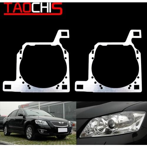 Taochis Car Styling Frame Adapter DIY Bracket Holder for Toyota Camry 2005-2008 Hella 3R Q5 Projector Lens